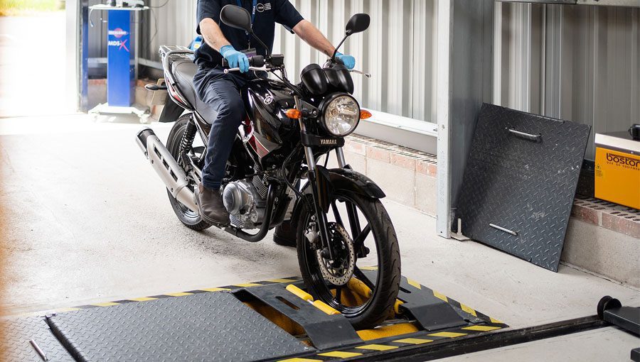 Man on Motorcycle - MOT Tester Training Level 2