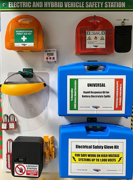 Electric and Hybrid Vehicle Safety Station